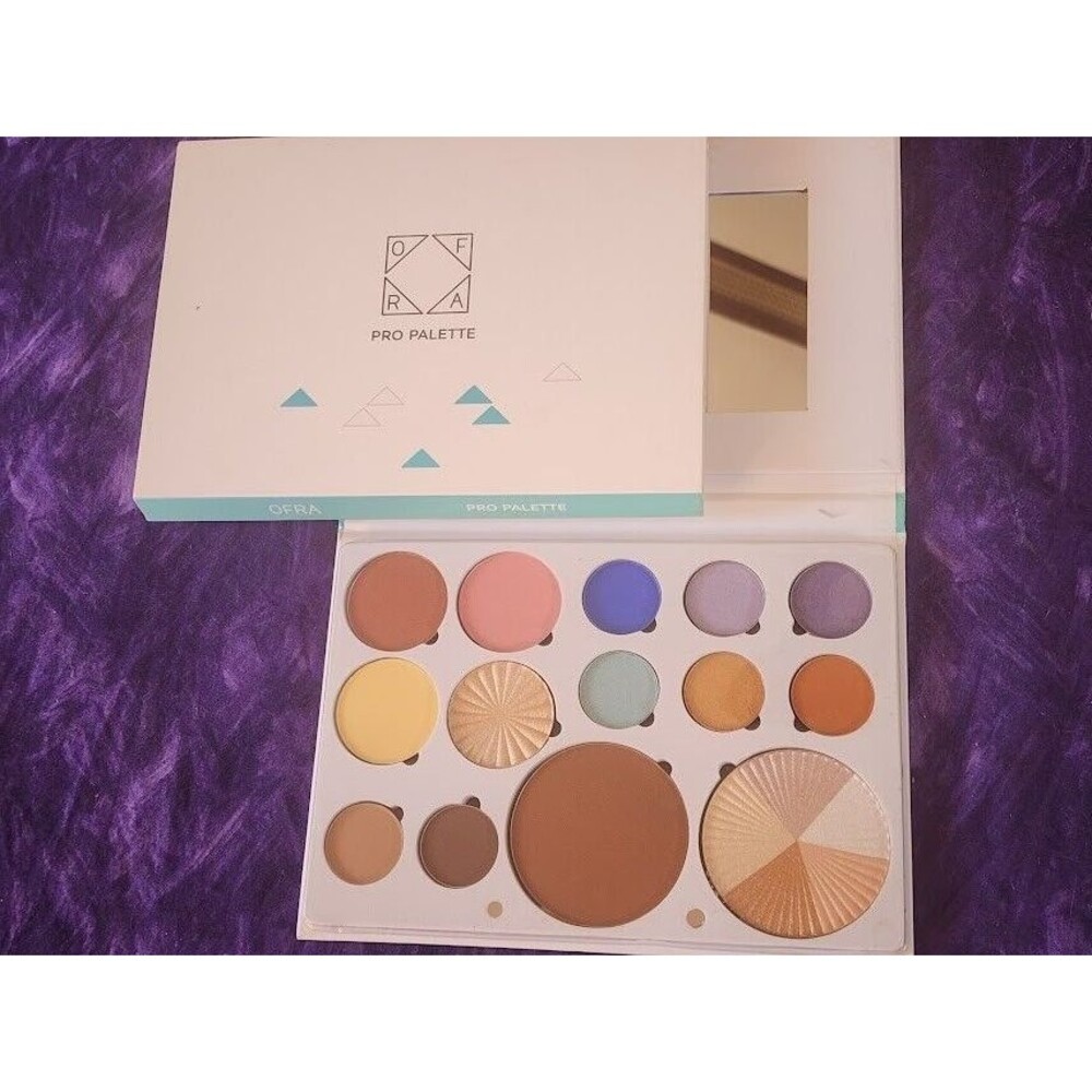 Ofra Pro Full Face Palette Free Spirit 14 Powder Shades Contour Eyeshadow Blush